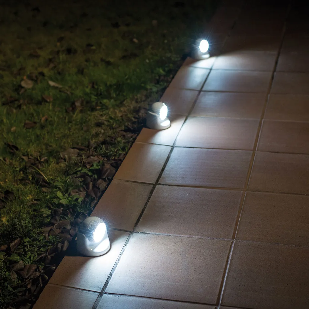 Lampe détecteur de mouvement magnétique à intensité réglable blanc chaud - 16
