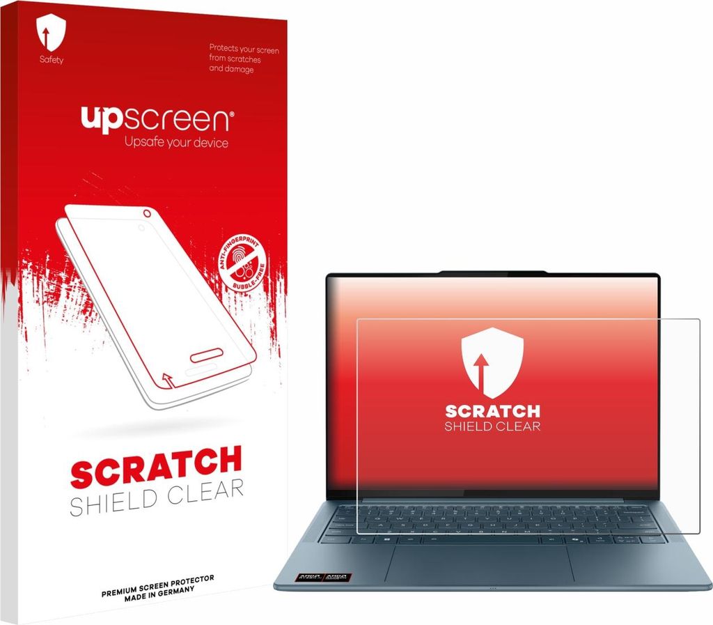 upscreen Schutzfolie für Lenovo Yoga Slim 7 Gen 10 14" Non-Touch Displayschutz Displayschutzfolie Folie Klar Transparent