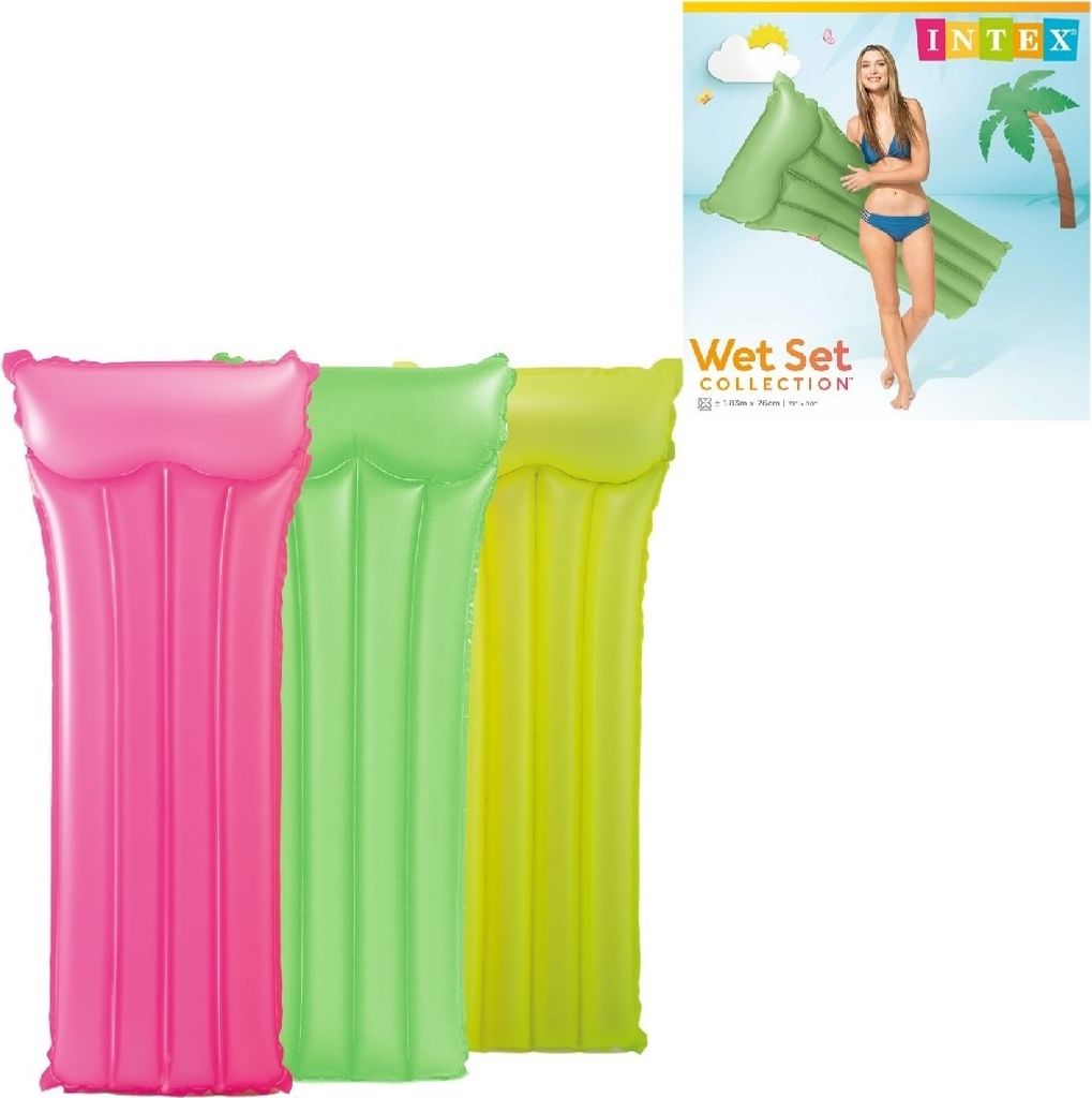 Intex Luchtbed Neon Frost 183x76cm assorti Produktbild 