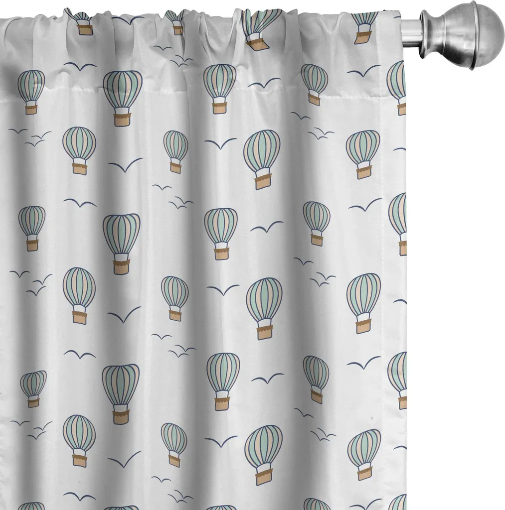 ABAKUHAUS Tende Asilo Nido Mongolfiere 75x175cm - Arredo Bimbi Multicolore