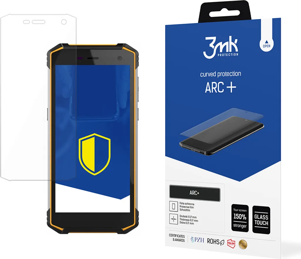 Pellicola 3mk ARC+ Myphone Hammer Energy 2: Protezione Schermo Curvo 100% Fit