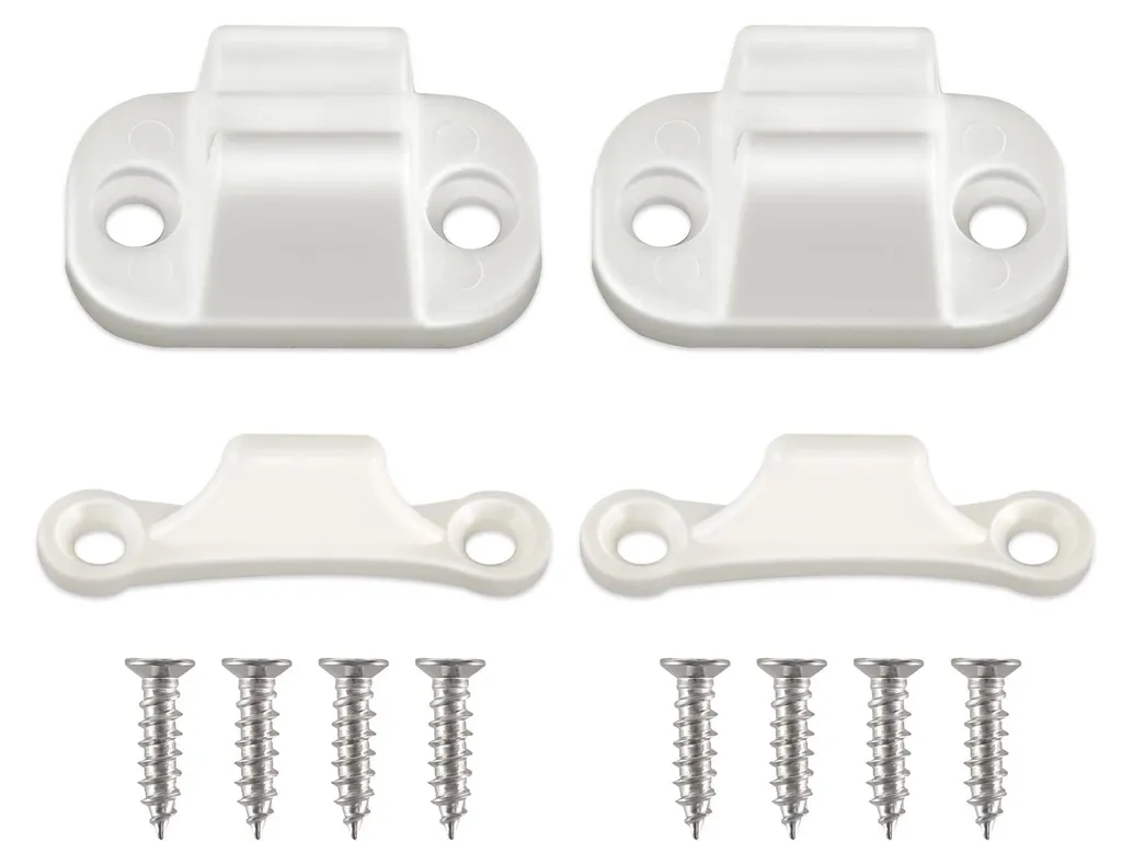 Butées de porte en plastique ABS pour caravane, lot de 2 pièces pro