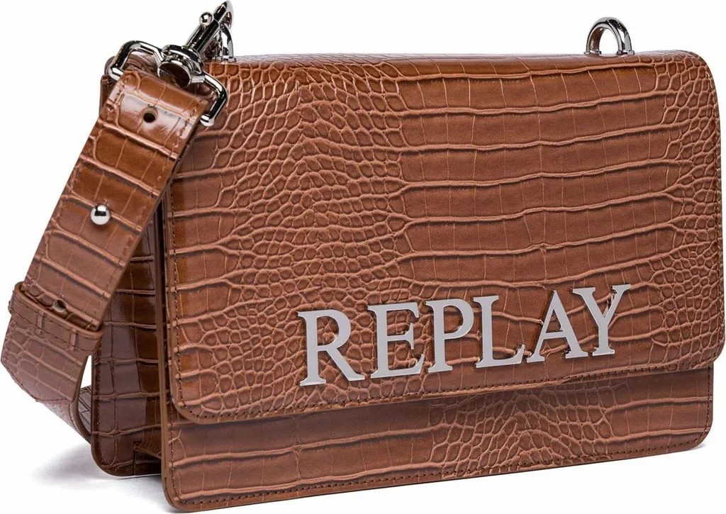 Crossbody Bag REPLAY Brick Brown - Borsa Donna Marrone Casual & Chic