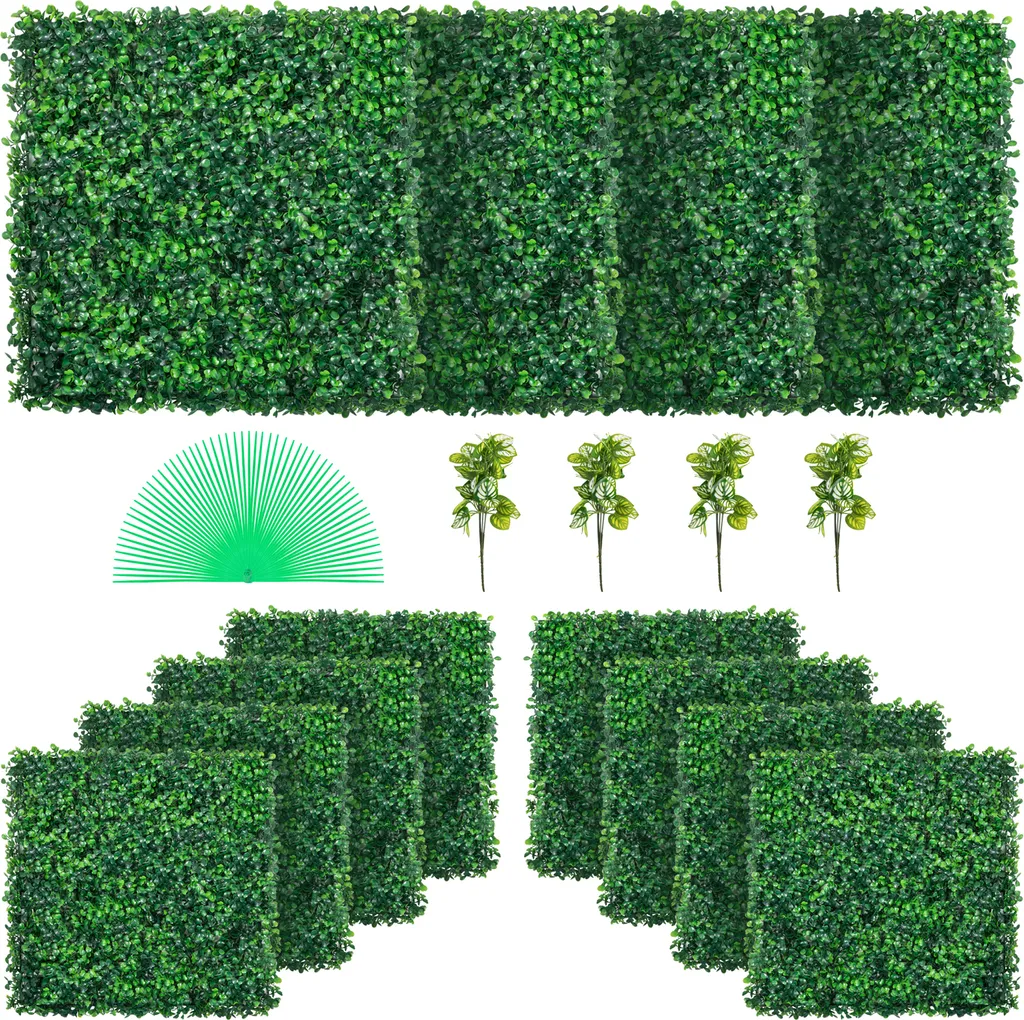 Clôture pare-vue en lierre synthétique pour habillage de balcon