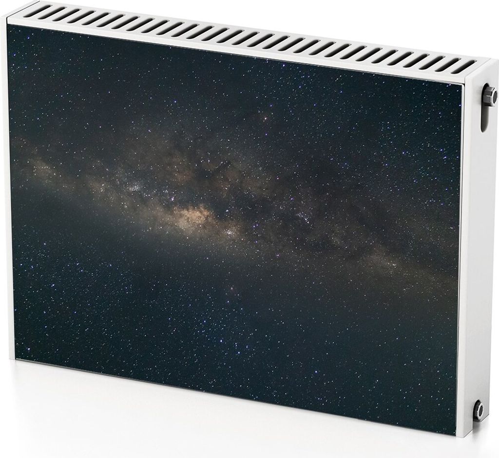 Sternenklarer Himmel – Magnetische Heizkörperabdeckung – 80x60 cm – Magnet Heizkörperabdeckung – 3D Würfel – Heizkörperverkleidung ...