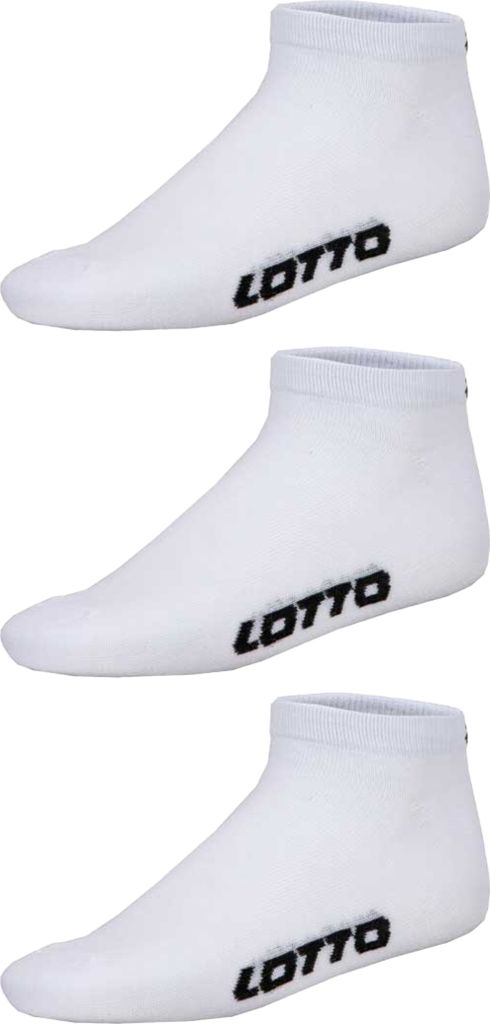 Lotto - Sneakersocken (3er-Pack) Weiß 36/42 Lotto