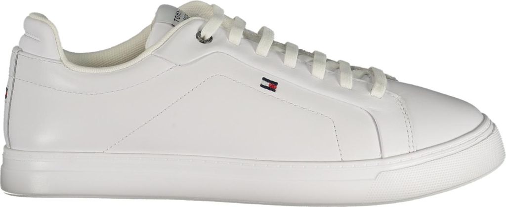 Moderner Herren-Sportschuh in Weiß mit Stickerei und Produktbild 