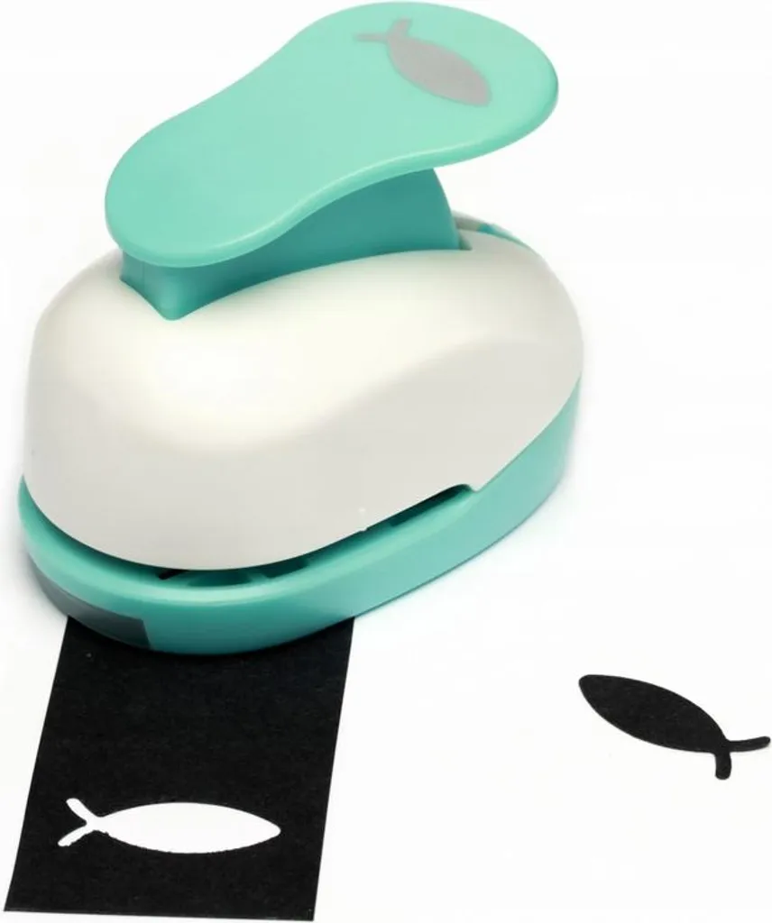 Perforatore Creativo Pesce 25mm - Taglio Netto per Carta ed Eva Foam