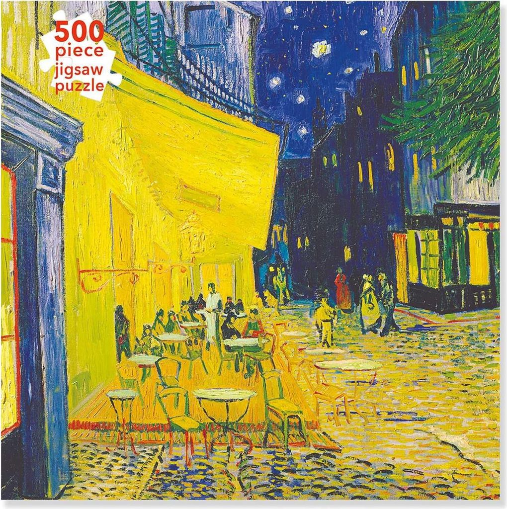 Adult Jigsaw Puzzle Vincent Van Gogh: Café Terrace (500 Pieces)