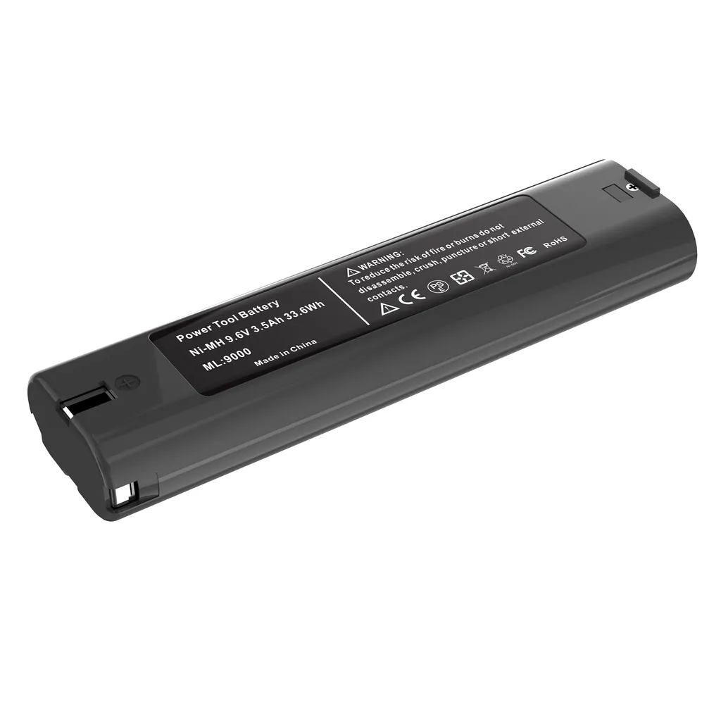 Batterie Rechargeable Ni-MH 9.6V 3.5Ah pour Perceuse Visseuse Makita