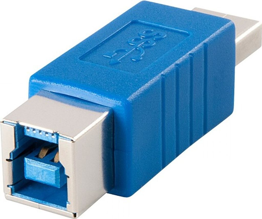 Lindy 71270, USB A, USB B, Blau