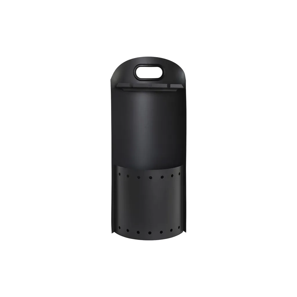 Accessoires de cheminée pour poêle à bois en inox noir - Format compact - 4