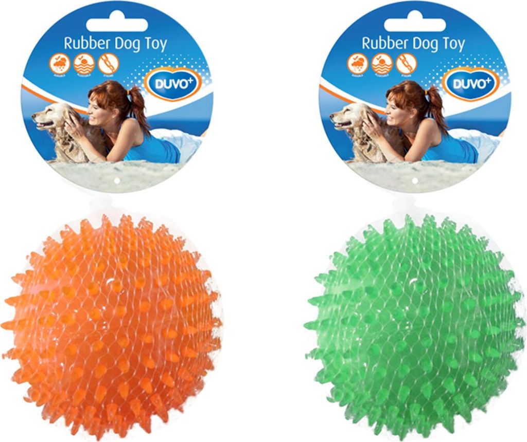 Duvo+ Hundespielzeug TPR Igel Ball, Maße: 8 cm