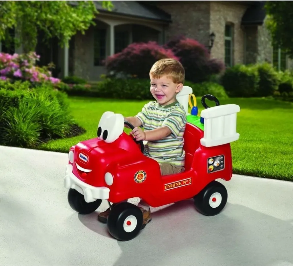 Camion de pompier avec lance à eau Little Tikes Fire Brigade interactive - 9