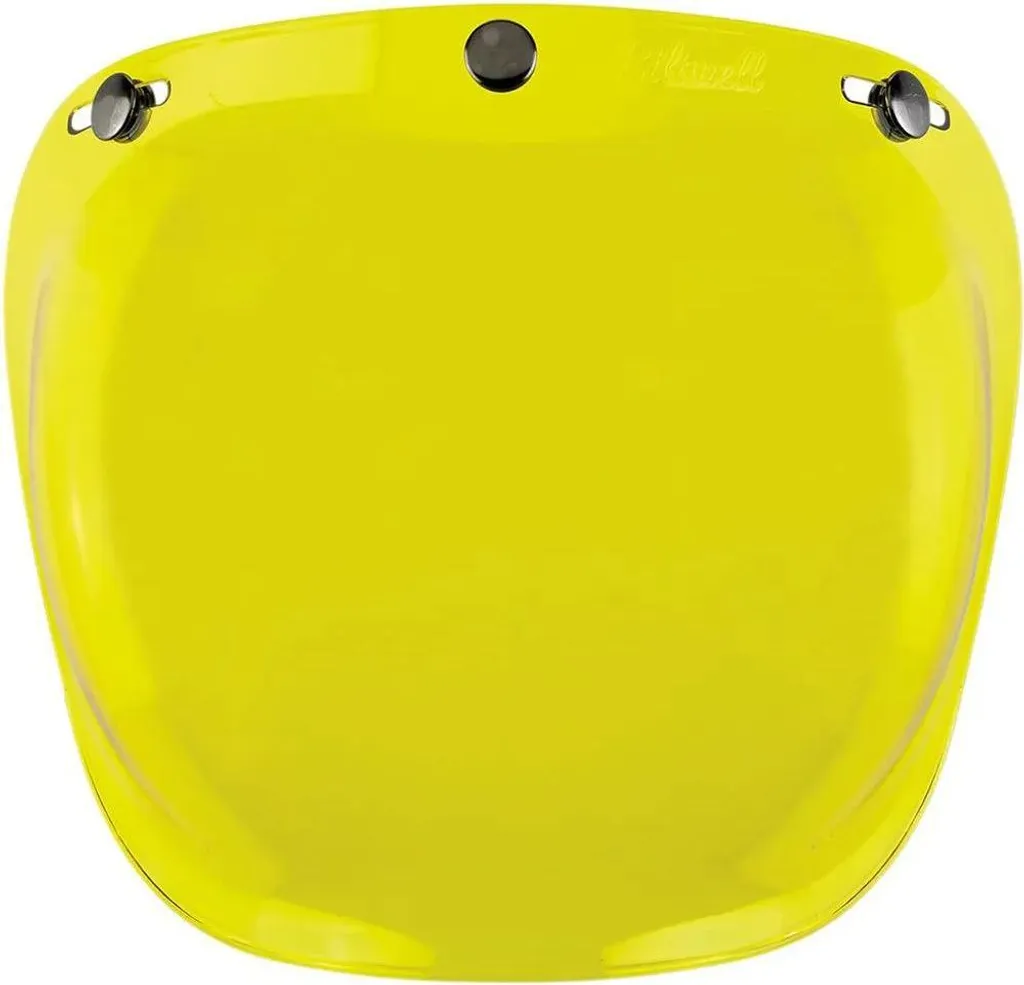 Oculaire Biltwell Gringo S Jaune antibuée pour une vision nette en moto