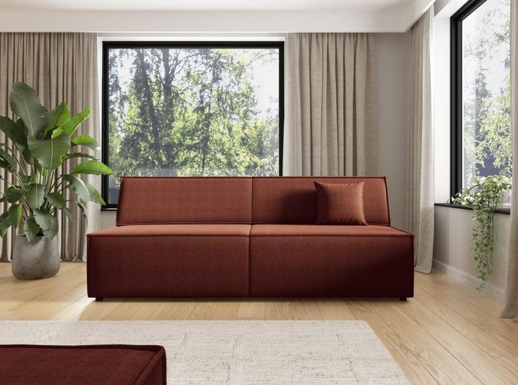 Dreisitzer-Sofa mit Stauraum WINDSOR - Kupfer