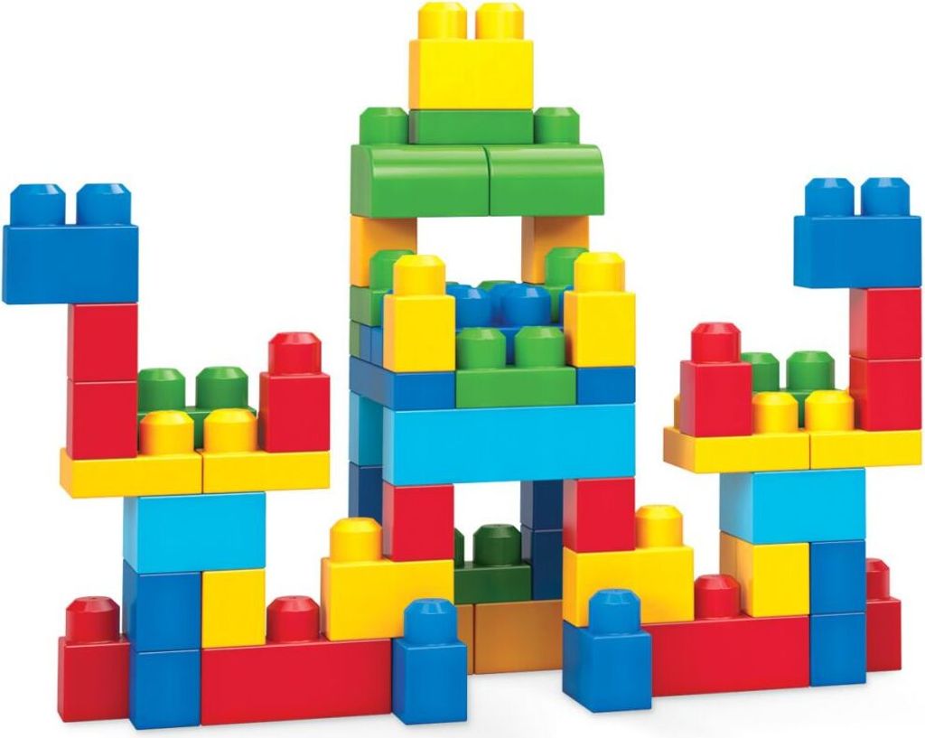 Mega Bloks Big ECO sáček kostek modrý Obrázek produktu 18