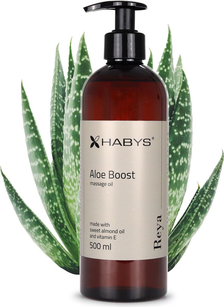 HABYS REYA | Masážní olej Aloe Boost | Osvěžující aloe - Obrázek produktu 