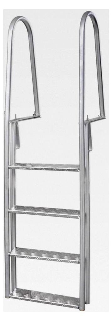Aluminium Poolleiter 4 Stufen 167 cm