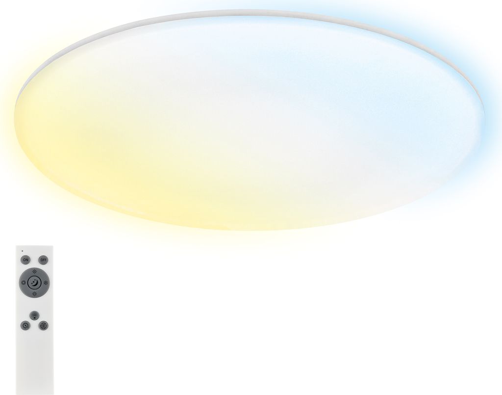 Briloner Rowny LED Deckenlampe Bad, Dimmbar, Fernbedienung, Produktbild 
