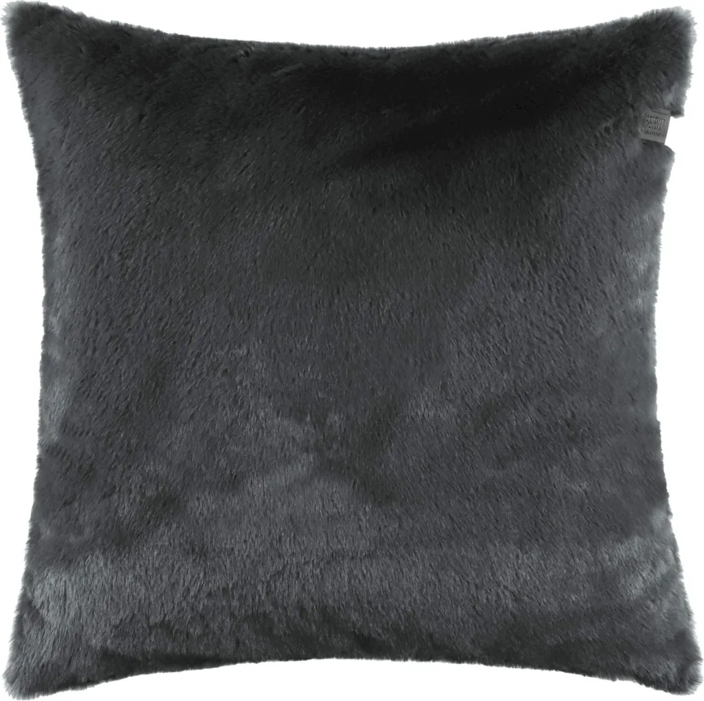 Housse de coussin anthracite 45x45 lavable - Solution déco ELEGANCE durable