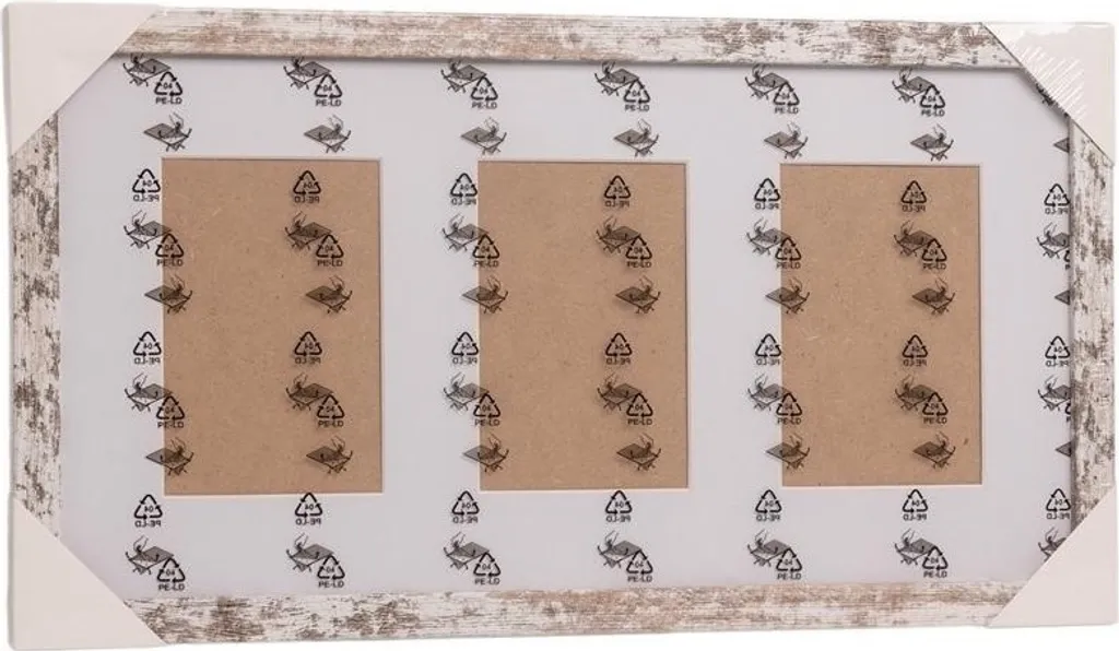 Cadeau de naissance idéal : triple cadre photo et empreintes en bouleau