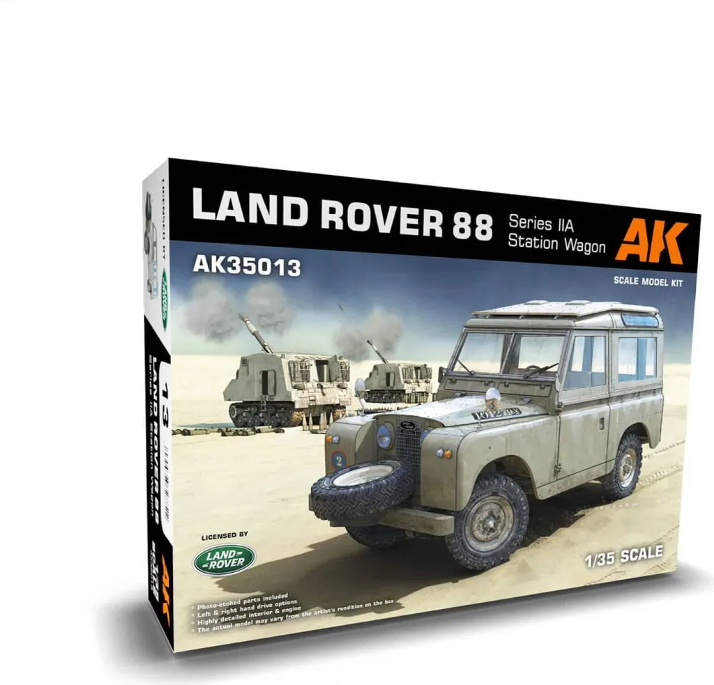 Maquette de voiture Land Rover 88 Series IIA Station Wagon à monter 1/35