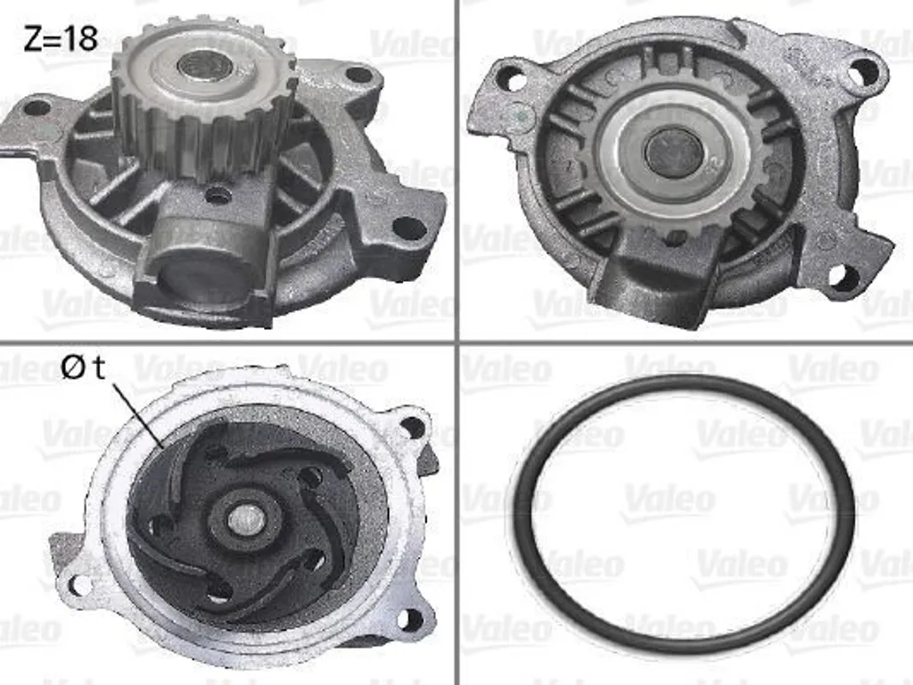 Pompe à eau pour entretien de distribution de Volvo V70 et Audi A6 T4