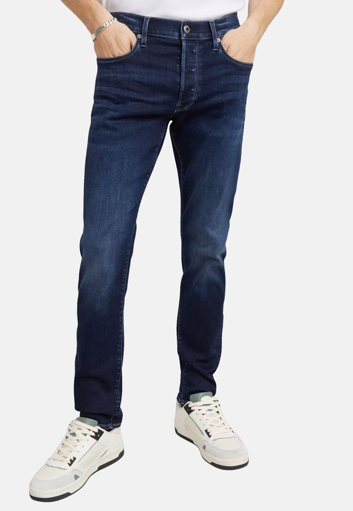 G-STAR Men's 3301 Slim Jeans, Blau (dk Aged Produktbild 