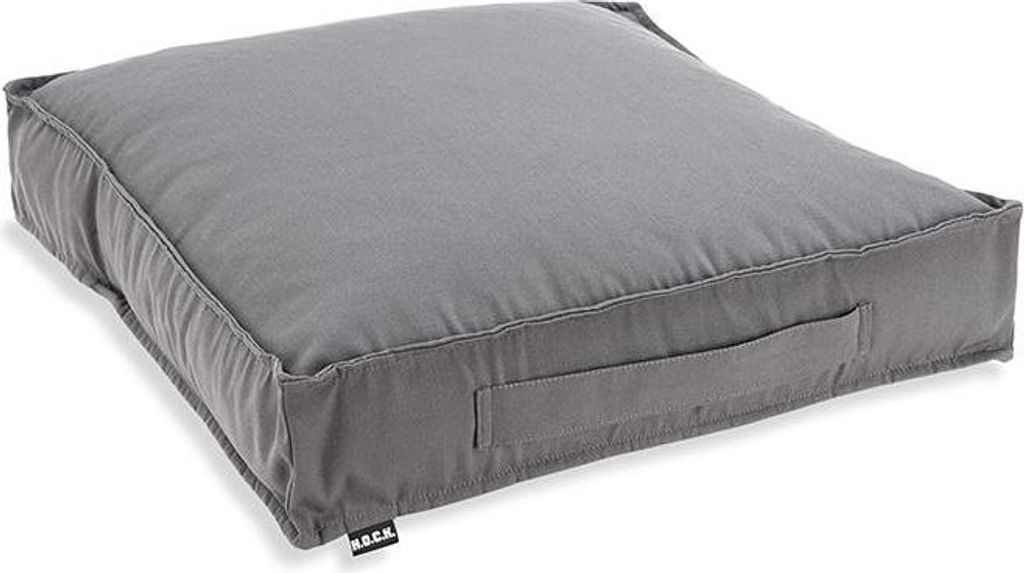 H.O.C.K. Classic Uni Outdoor Matratzenkissen 50x50x10cm grau