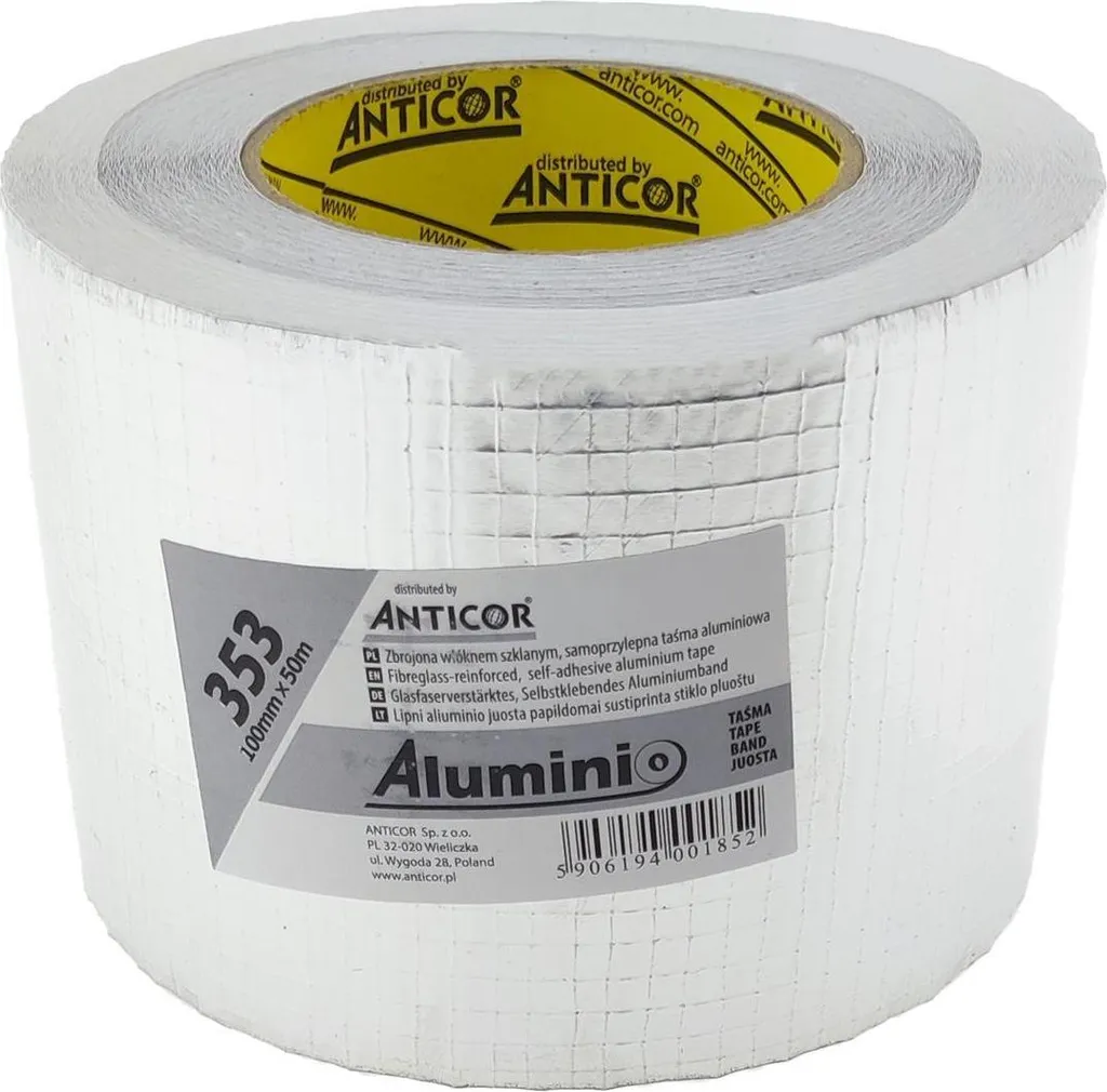 Réparer fuite air et gaine VMC avec ruban aluminium renforcé 100mm x 50m