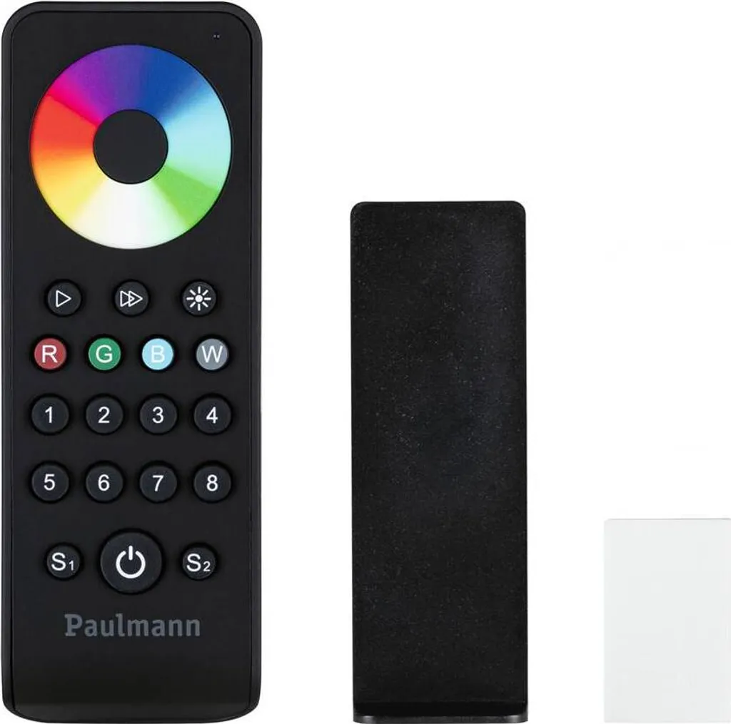 Télécommande Paulmann IP20 Noir Grand Format 535mm en Plastique Robuste - 3