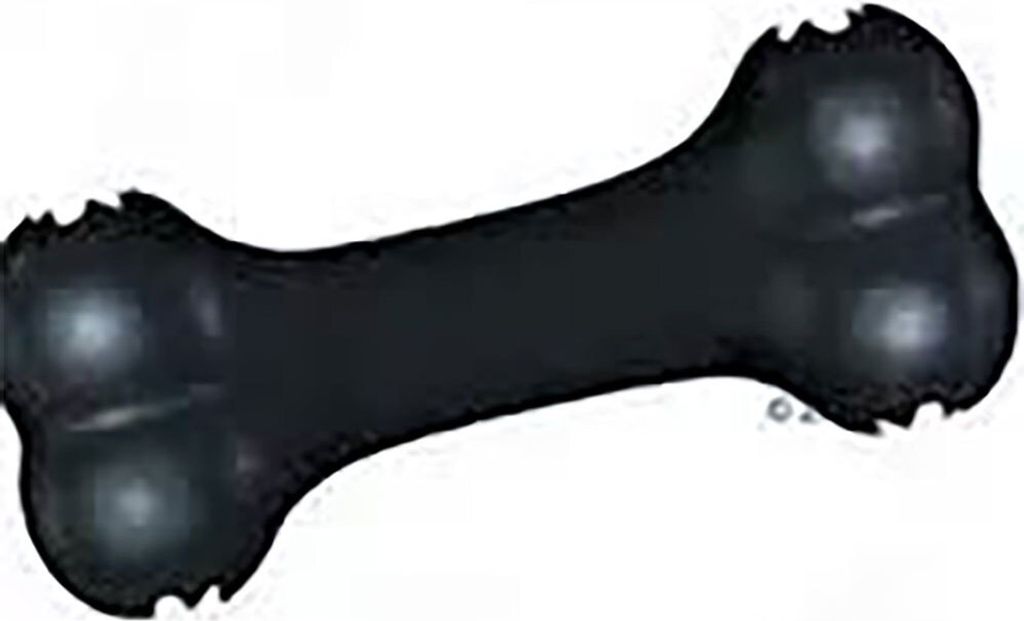 KONG 10015, Hund, Knochen, Schwarz, Gummi, Kauend, 215,9 mm Produktbild 