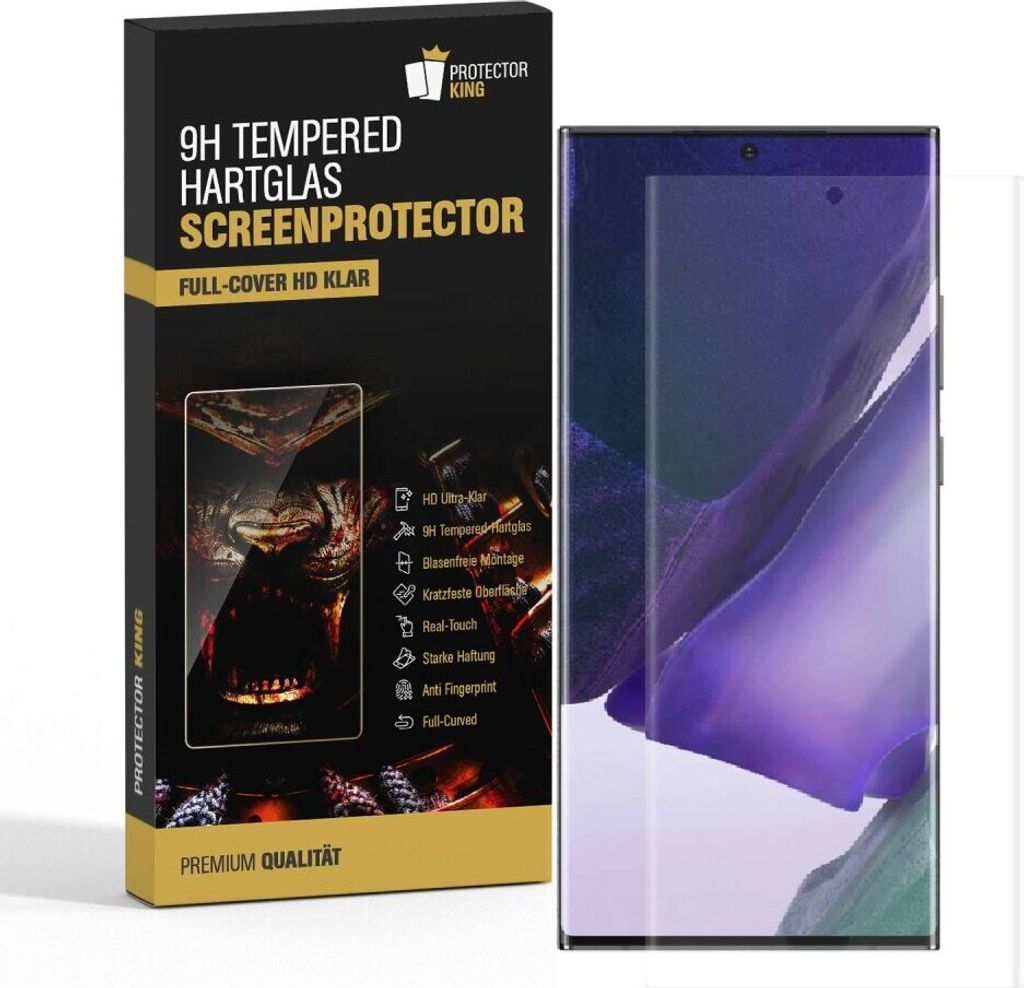 2x 9H Hartglas für Samsung Galaxy Note 20 FULL CURVED Schutzfolie Schutzglas Klar Displayschutz Panzerfolie Displayglas Tempered Glasfolie Panzerg...