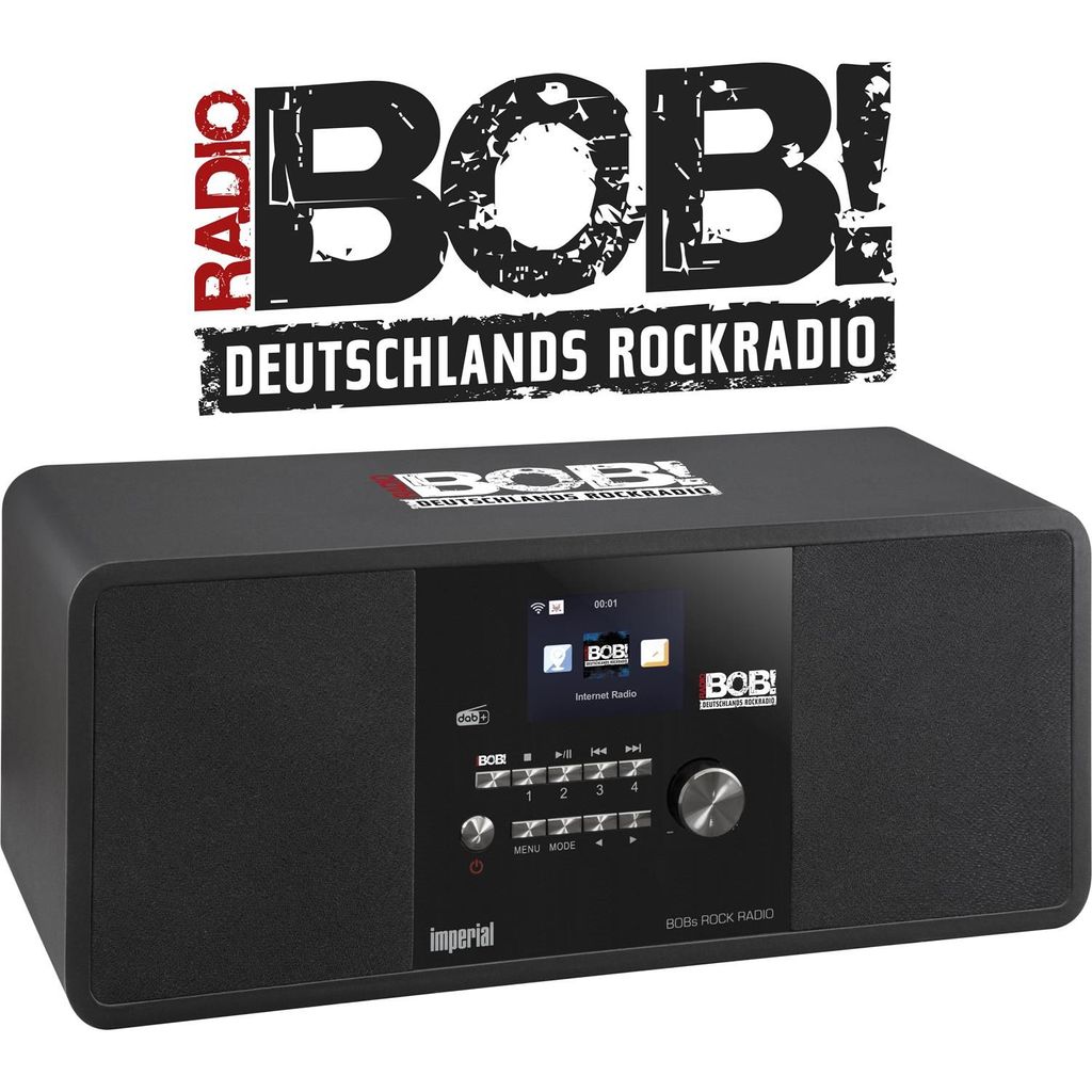 Imperial BOBs Rock Radio Internet Digitalradio Farbe:weiß und DAB 