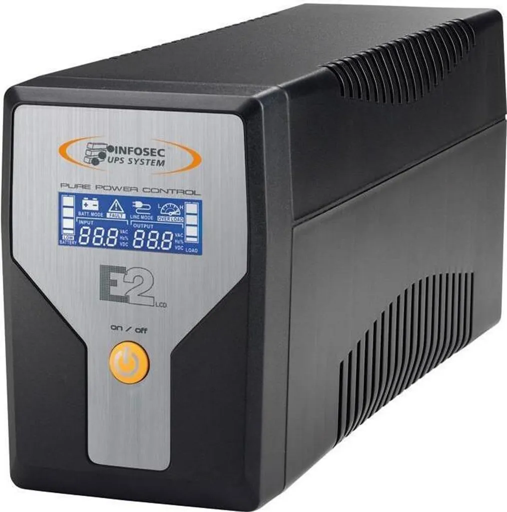 Onduleur Infosec E2 LCD 1000 VA pour sécuriser votre matériel