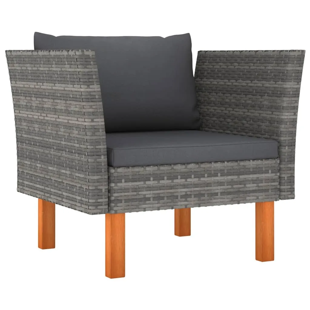 Divano Outdoor Luxury The Living Store: Eucalipto e Intreccio Rattan
