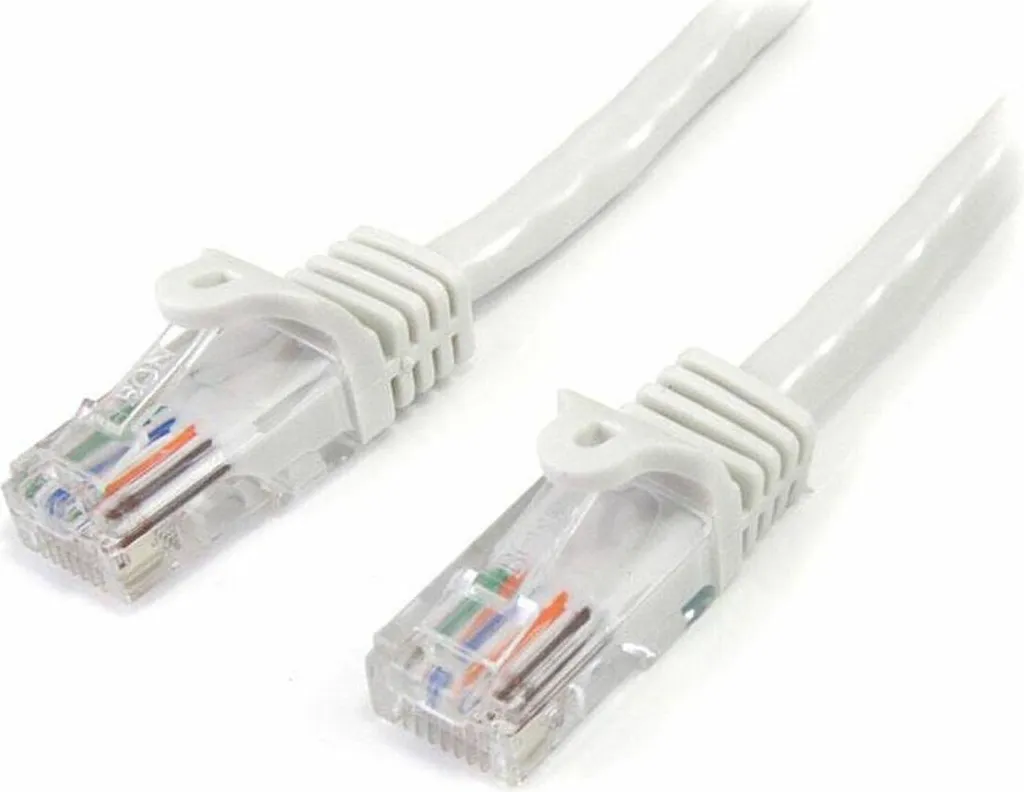 Cavo di rete rigido UTP 6a categoria Startech 45PAT1MWH 1 m Bianco