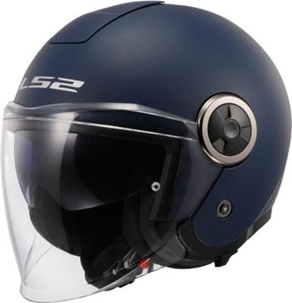 LS2 Jethelm "OF620 Classy Solid" 3 Helms blau matt, Gr. 57 / 58 = M