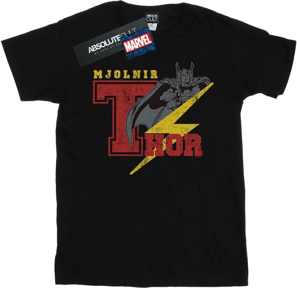 Marvel - "Mjolnir" T-Shirt für Herren BI43244 (L) (Schwarz)