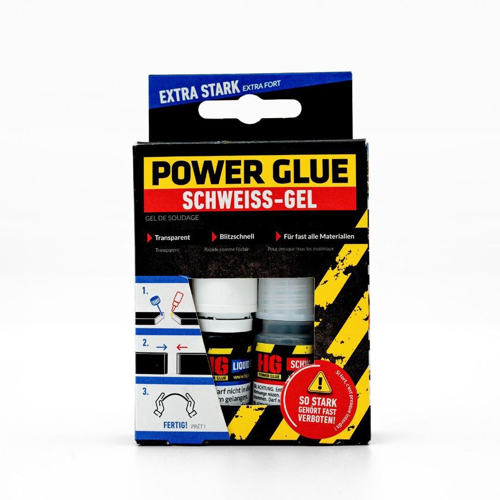 HG Power Glue - Schweiss-Gel mit Aktivatorboost