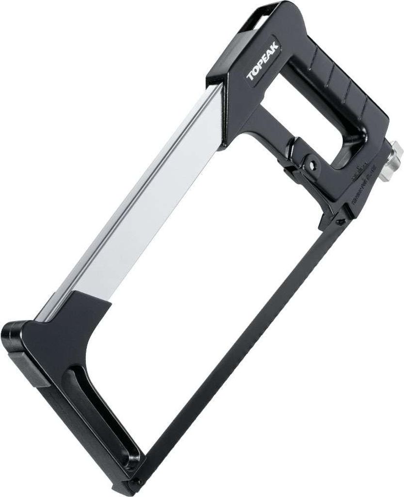 Topeak Hacksaw Säge aus Aluminium und Fiberglas in der Farbe Silber-Schwarz, Maße: 35cm x 17cm x 2,5cm, 15410042