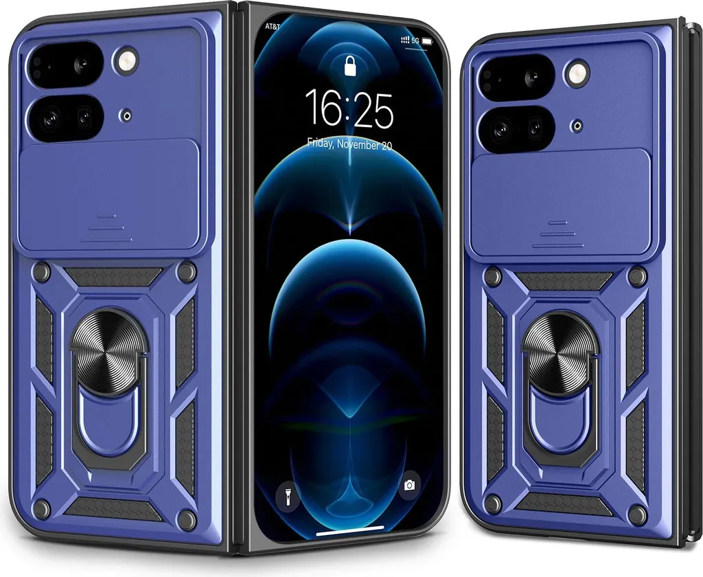 Custodia Luxury TPU Google Pixel 9 Pro Fold Blu - Protezione Totale