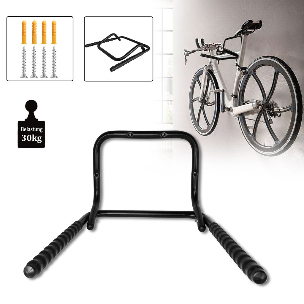 Fahrradwandhalter klappbar für 3 Fahrräder Wandhalterung Fahrrad Wandhalter 