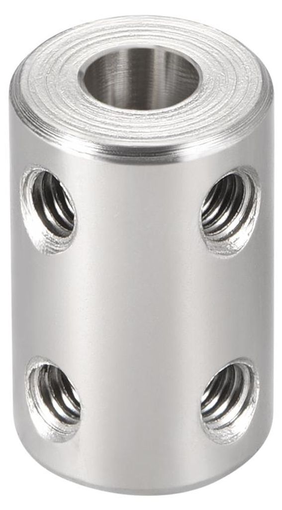 6 mm bis 8mm Bohrung Starre Kupplungsschraube L22XD14 Aluminiumlegierung Wellenkupplungsverbinder Motorzubeh?r