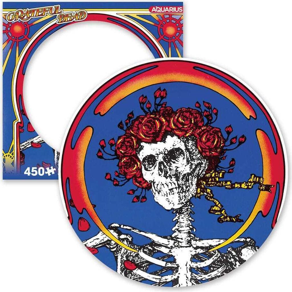 Grateful Dead: Skull & Roses 450 Teile Picture Disc Jigsaw Puzzle