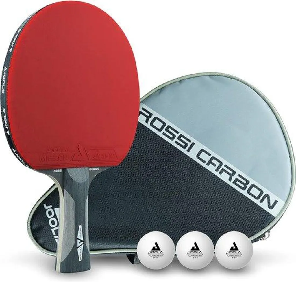 Set de tennis de table pour compétition raquette carbone et accessoires