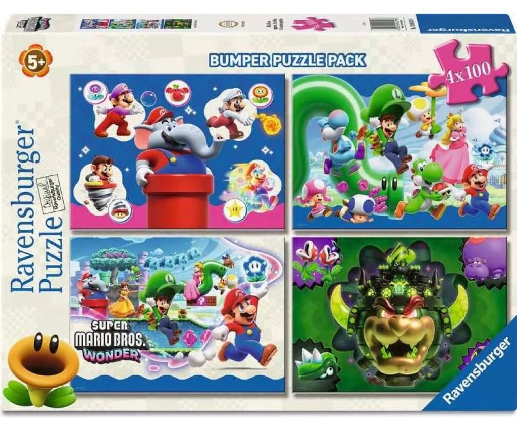 Super Mario Puzzle 4x100 Stü ck