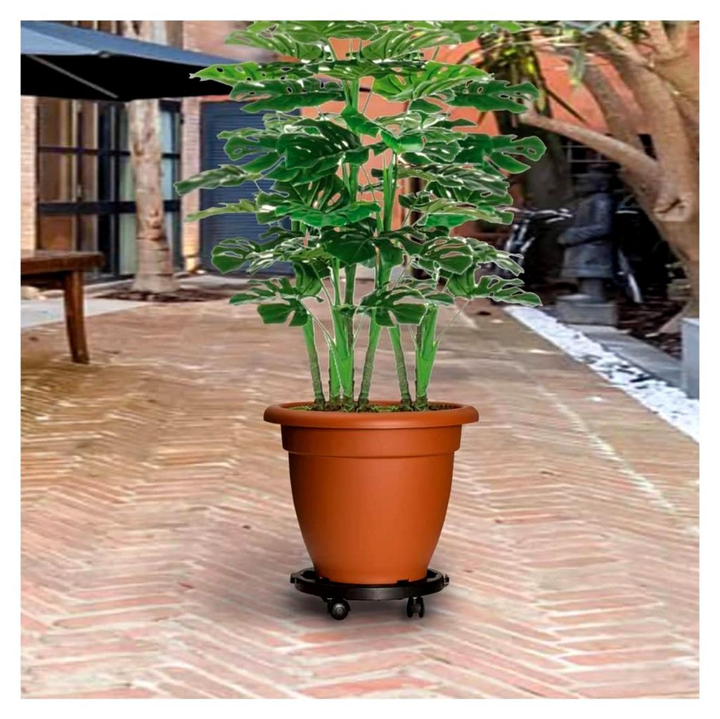 Home & Garden Artikel-Pflanzwagen mit Rollen Ø 30 cm schwarz 170 kg