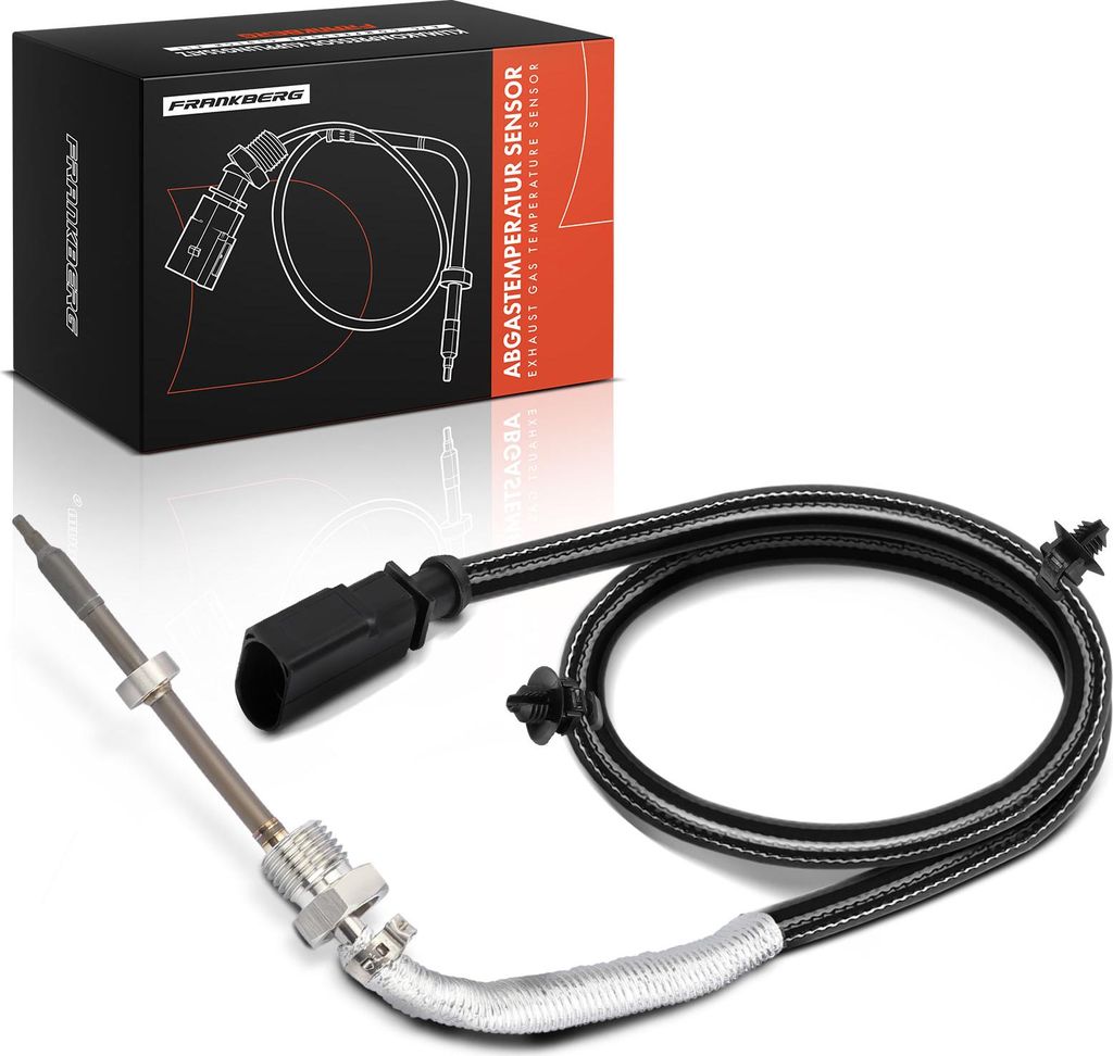 Frankberg 1x Abgastemperatursensor für VW Touareg 7L6 7L7 7LA Audi A4 8K2 A5 8T3 Q5 8RB